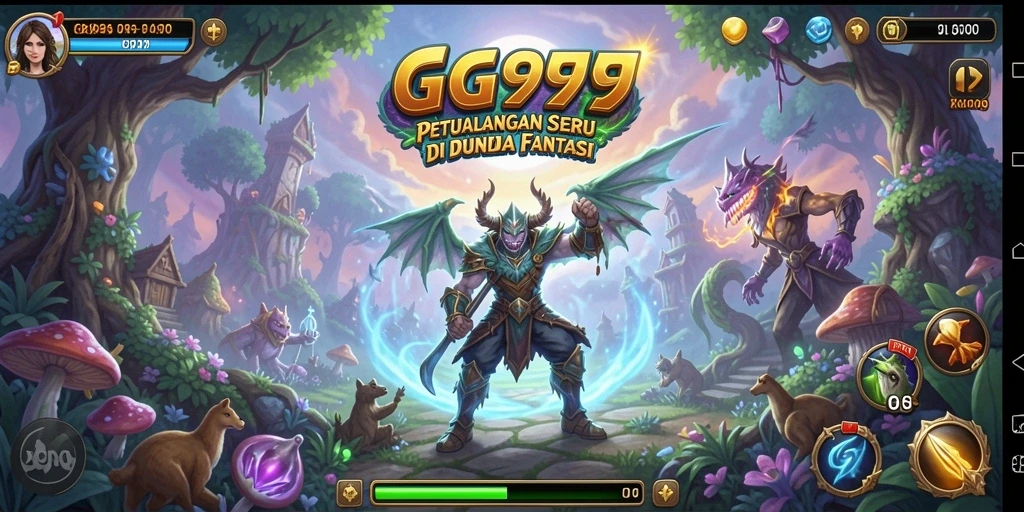 Tampilan gameplay GG999 menampilkan petualangan seru dan grafik yang memikat.