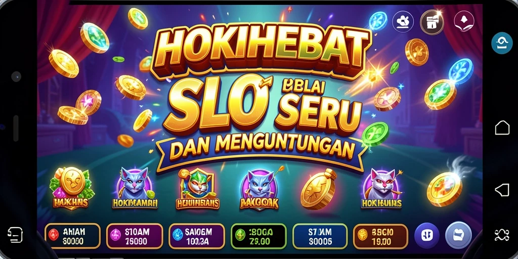 Tampilan gameplay HOKIHEBAT yang seru dan mengasyikkan dalam permainan slot.