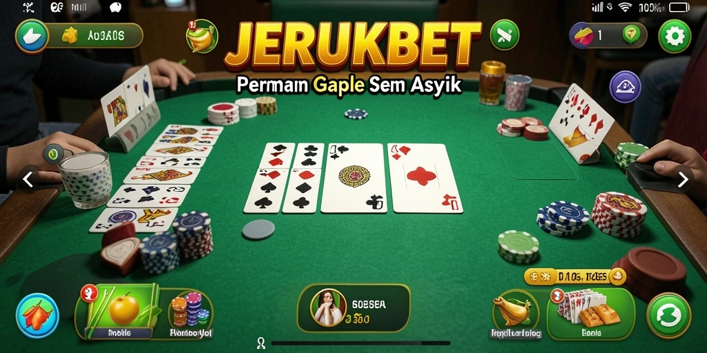 Tampilan gameplay JERUKBET yang menarik dan seru.