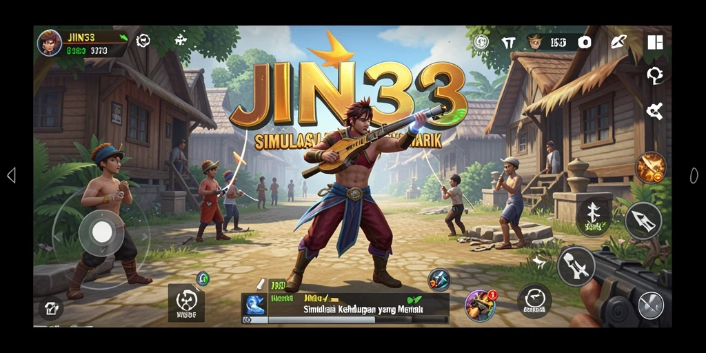 Tampilan gameplay <strong>JIN33</strong> yang memukau dan interaktif.
