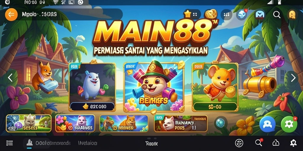 Tangkapan layar gameplay MAIN88 yang mengasyikkan dan penuh warna.