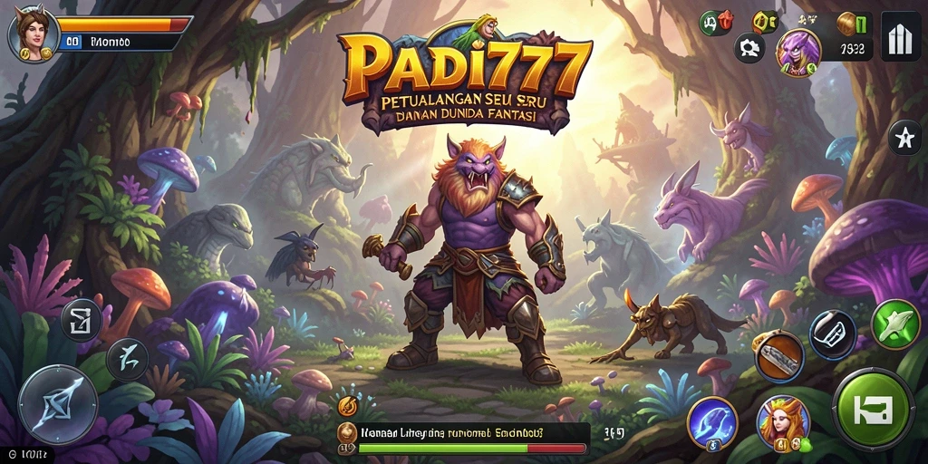 Tampilan gameplay PADI777 yang memikat dan penuh aksi RPG.