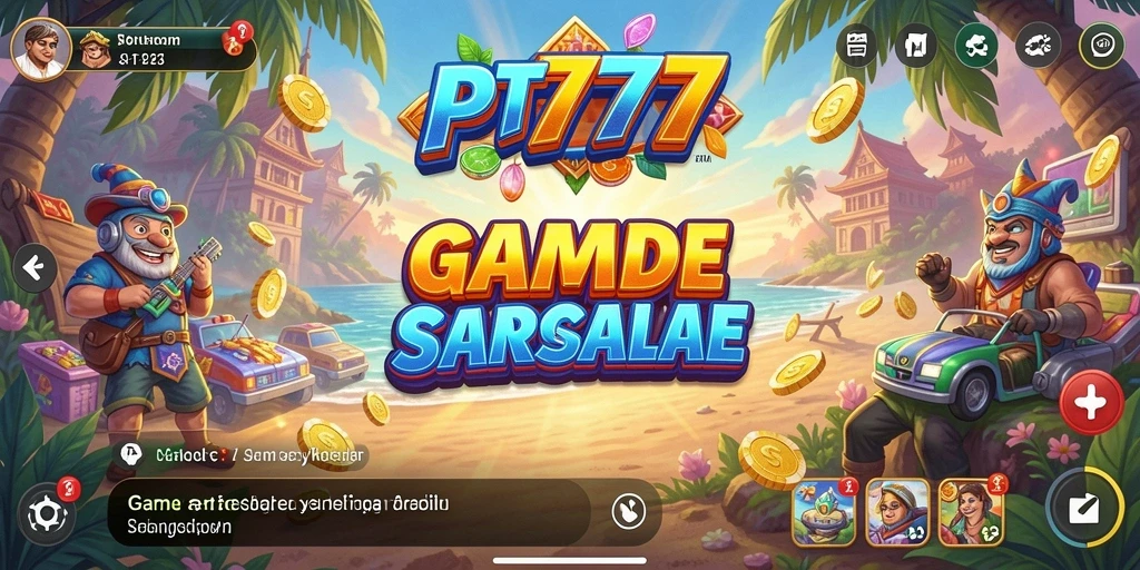 Tampilan gameplay seru PT777 yang penuh aksi.
