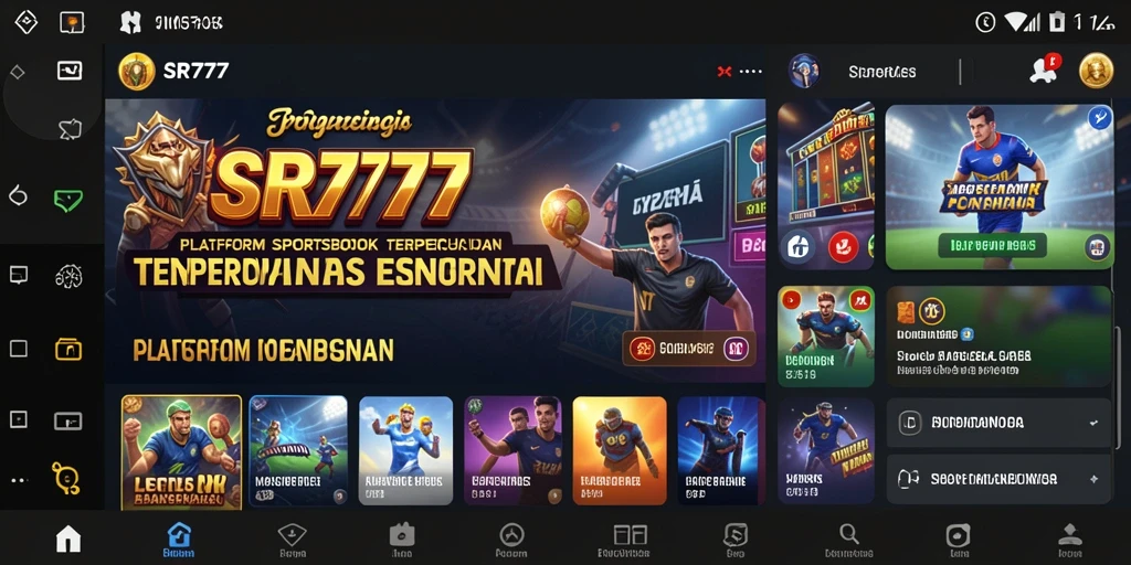 Tampilan gameplay menarik di SR777 untuk pengalaman Sportsbook.