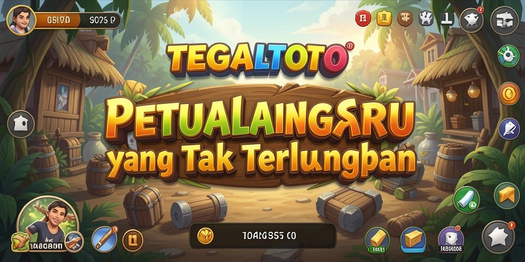 Gameplay TEGALTOTO menampilkan aksi petualangan yang mendebarkan.