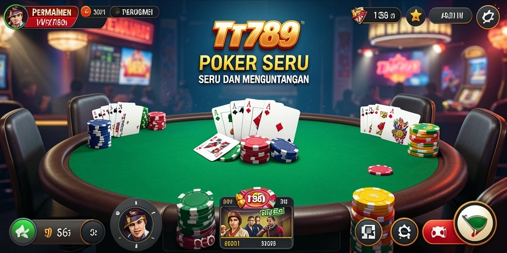 Screenshot TT789 menampilkan aksi seru permainan Poker yang menyenangkan.