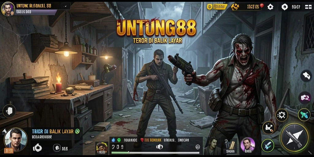 Gameplay UNTUNG88 dengan suasana horor yang mencekam.