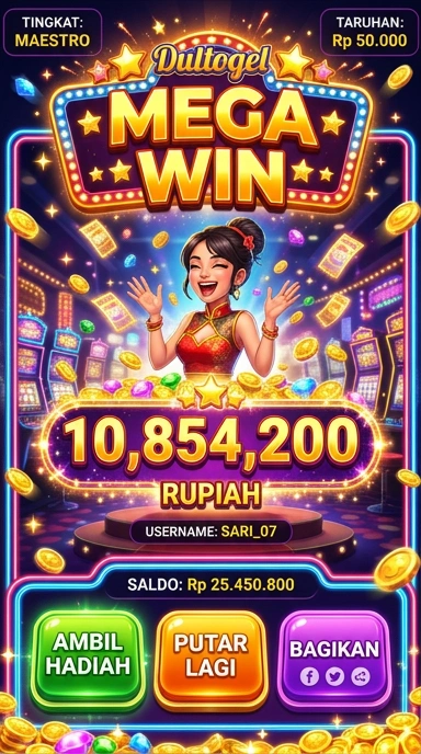Tampilan antarmuka aplikasi dultogel yang intuitif dan mudah digunakan.